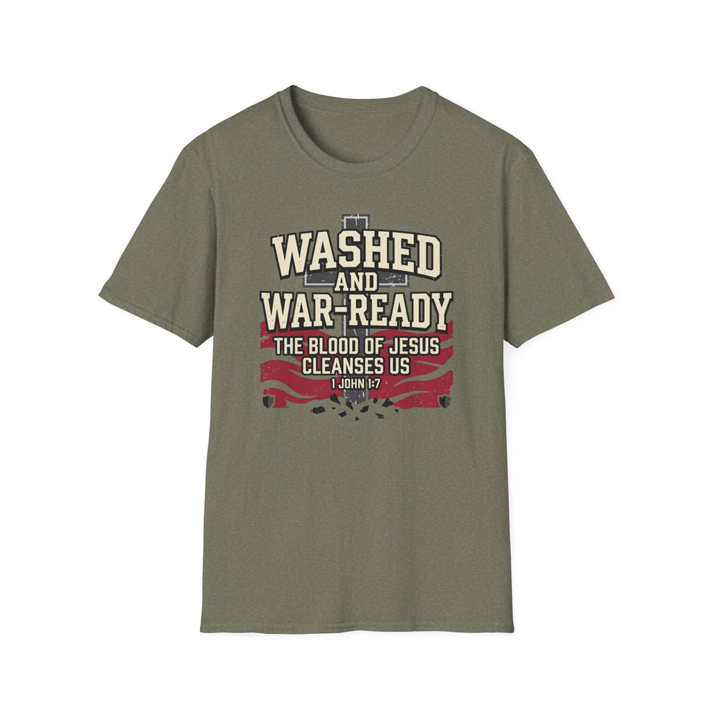 The Blood Of Jesus Cleanses Us T-Shirt