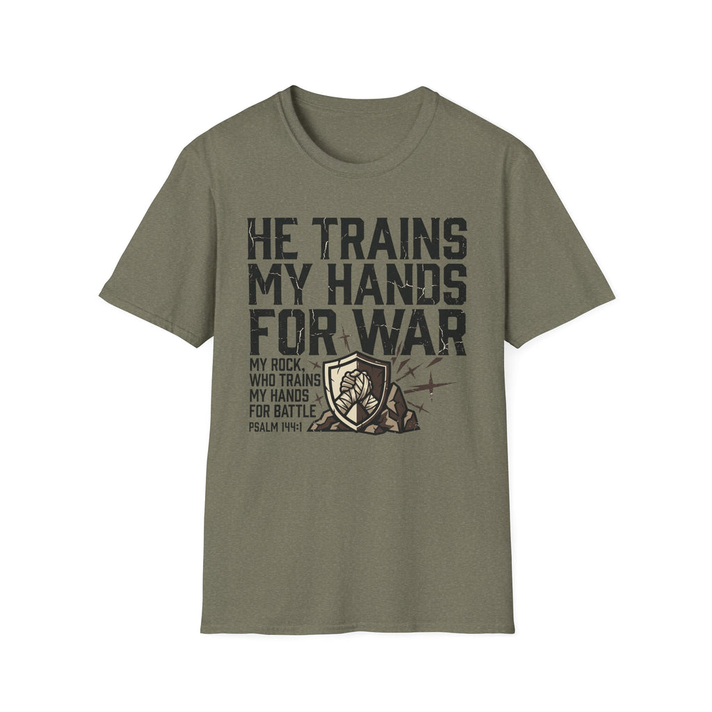 He Trains My Hands T-Shirt