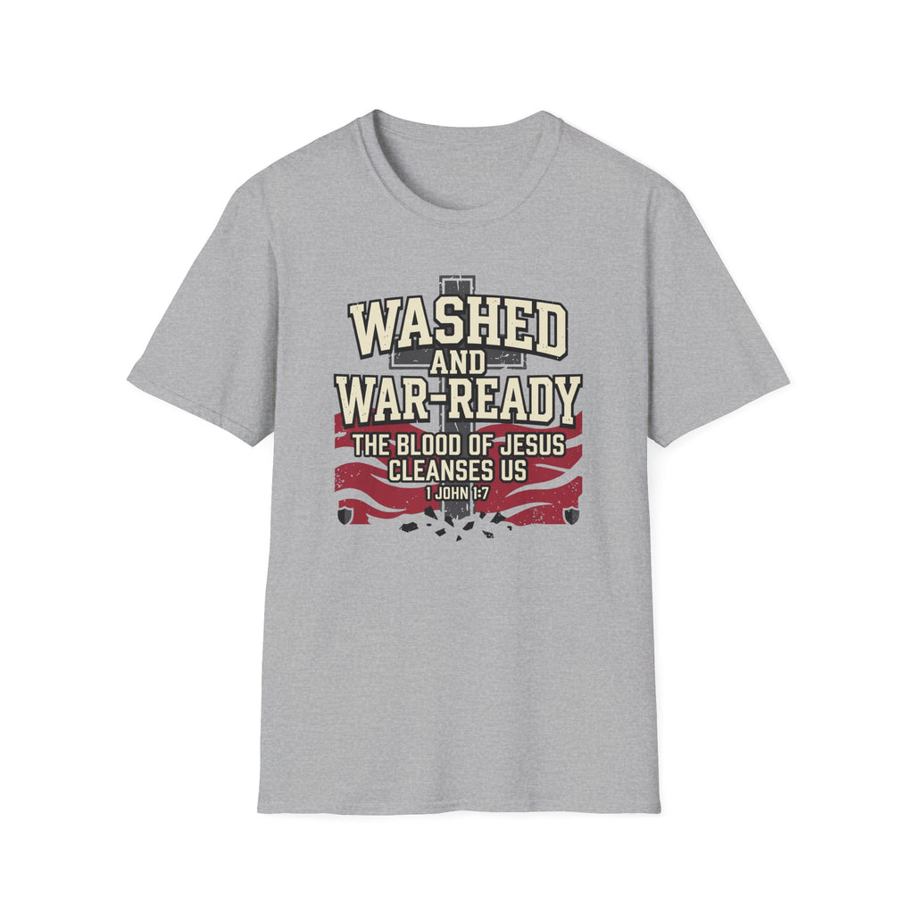 The Blood Of Jesus Cleanses Us T-Shirt