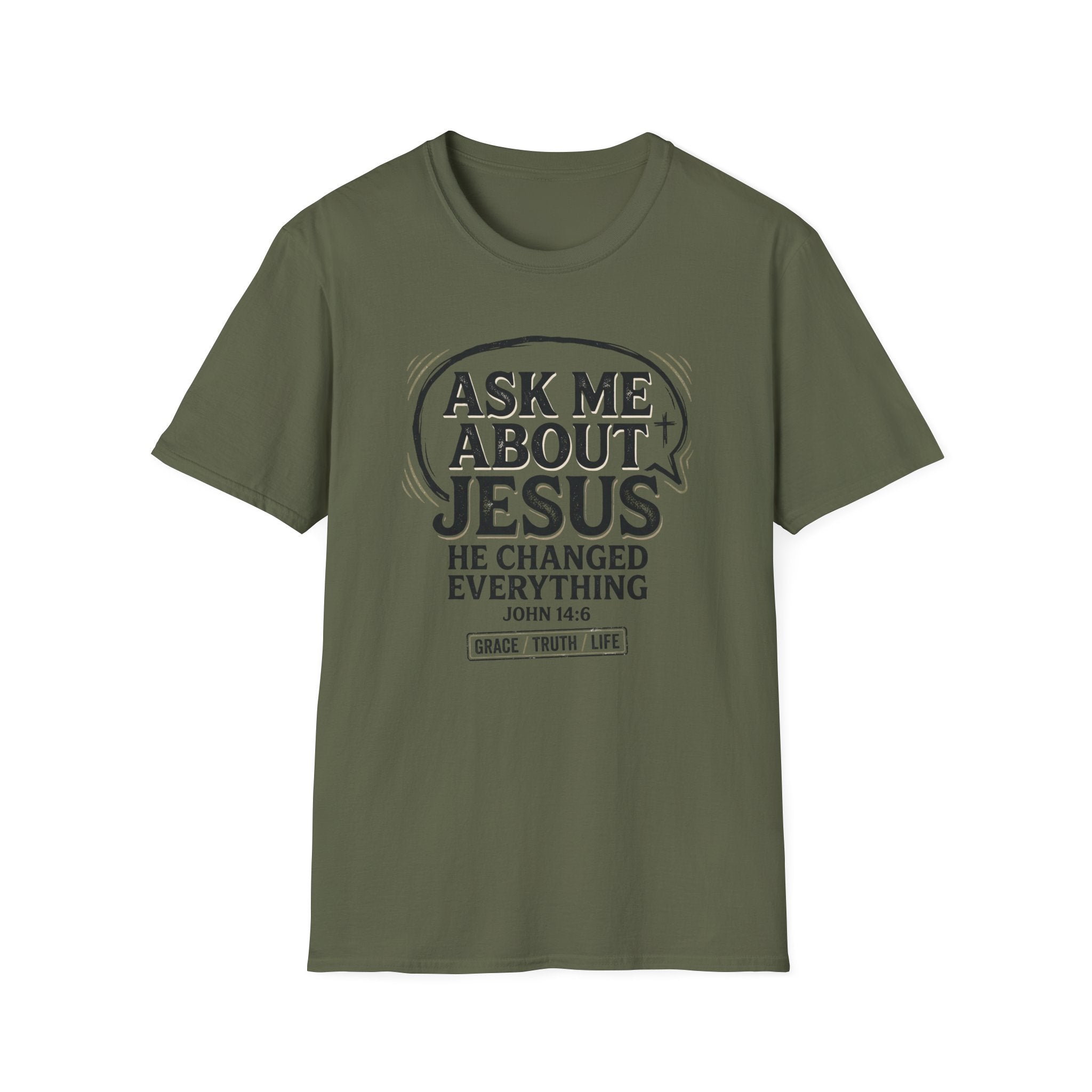 Ask Me About Jesus T-Shirt