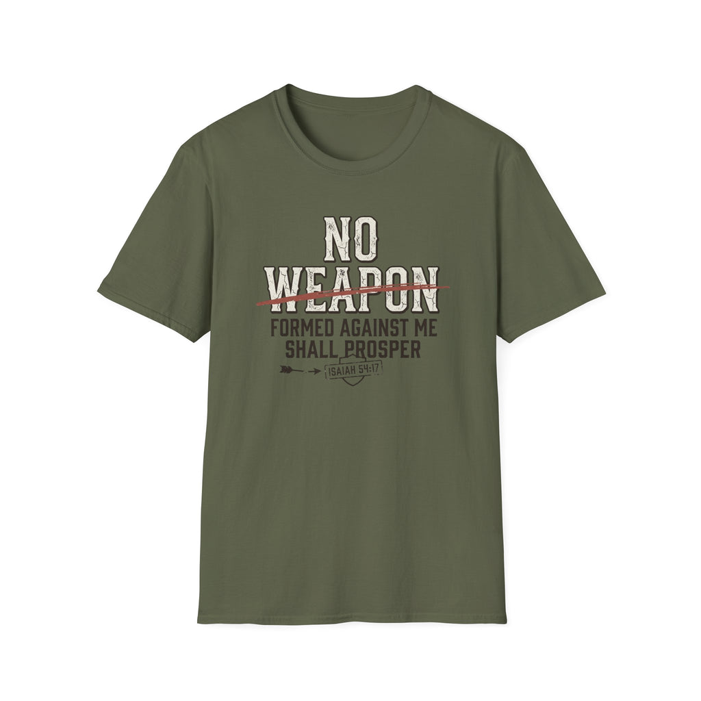 No Weapon Formed Against Me Shall Prosper T-Shirt