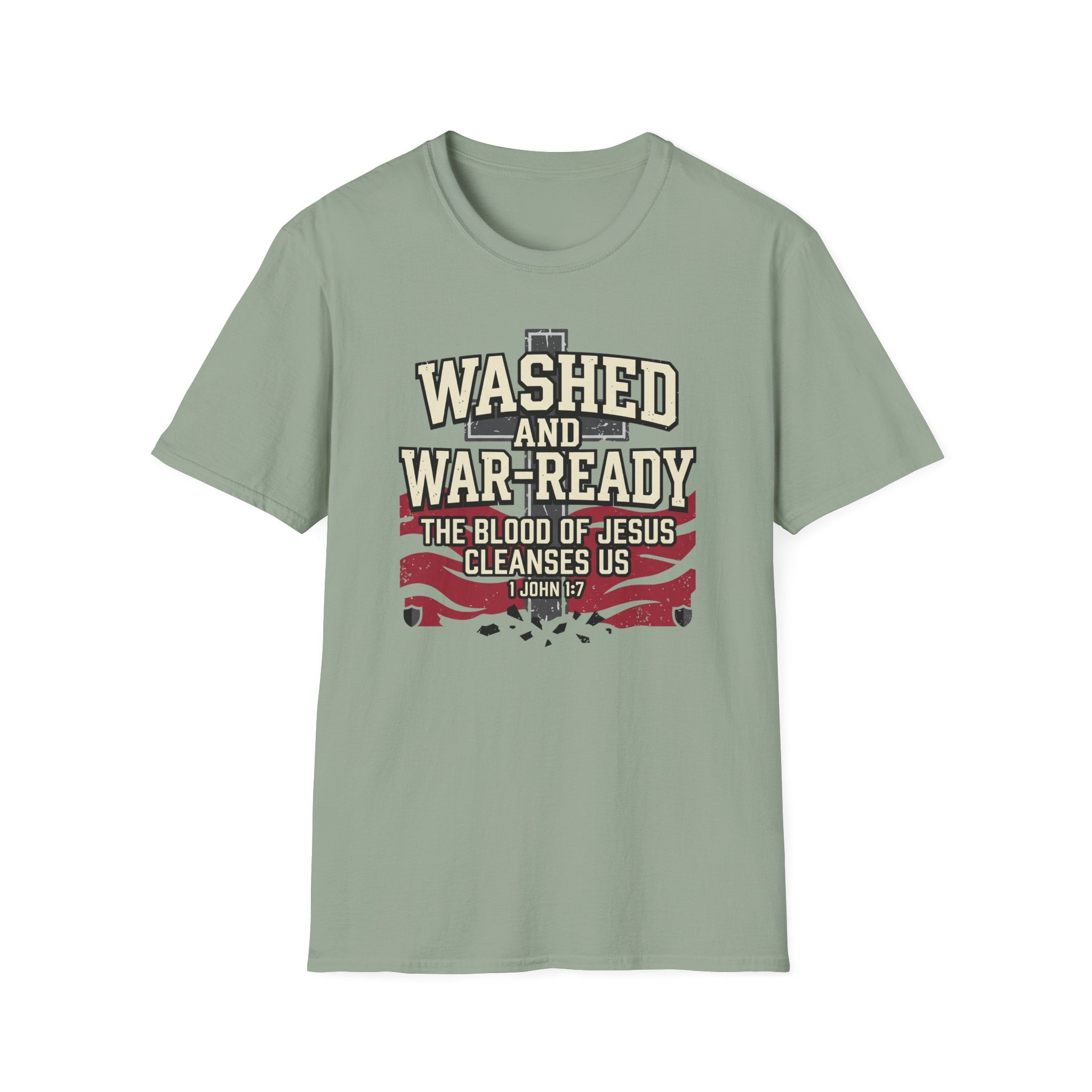 The Blood Of Jesus Cleanses Us T-Shirt