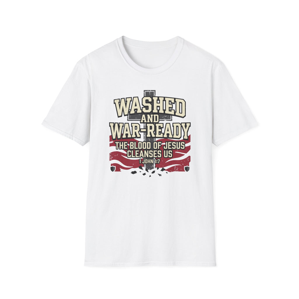 The Blood Of Jesus Cleanses Us T-Shirt