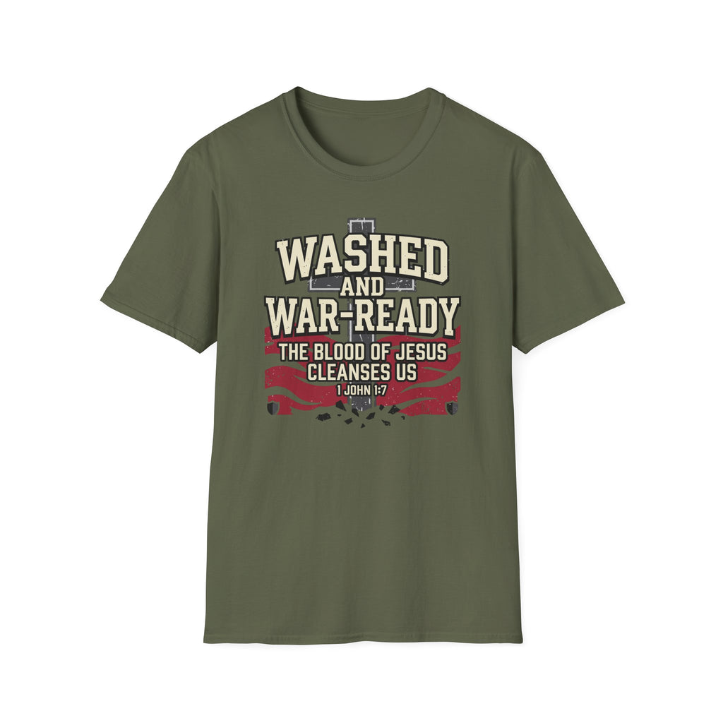 The Blood Of Jesus Cleanses Us T-Shirt
