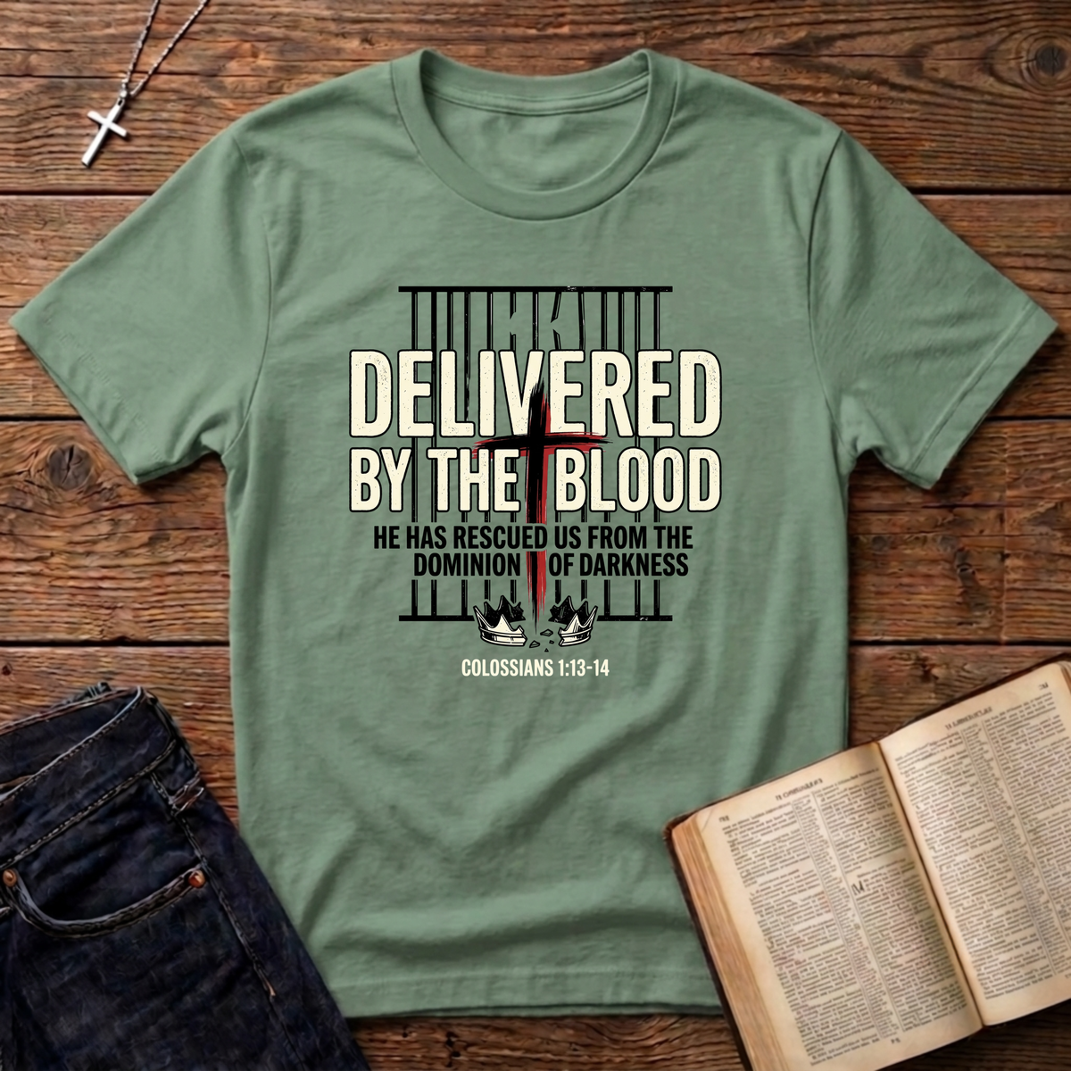 Delivered By The Blood T-Shirt